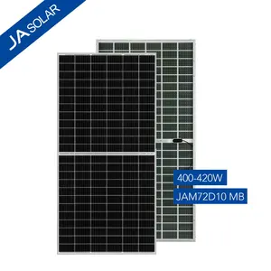 جا لوحة طاقة شمسية 400W Bifacial نصف خلية أحادية 410W 420W الضوئية JA الشمسية العاكس 500KW نظام الطاقة الشمسية