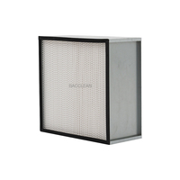 Filtres à air pour salle blanche avec séparateur de type boîte HEPA H14 à filtration de précision 0,01 micron