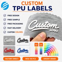 Étiquettes en silicone 3D personnalisées en relief pour vêtements, sacs et chaussures - Étiquettes lavables à transfert thermique