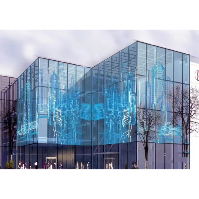 High Brightness Flexible Ultra Thin Transparent Led Display P3.91 Film Screen Advertising Screen Led Video Wall Church