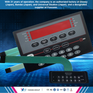 Bàn phím màng được Chứng nhận FCC với lắp ráp Bàn phím có độ bóng cao - Product Image 4