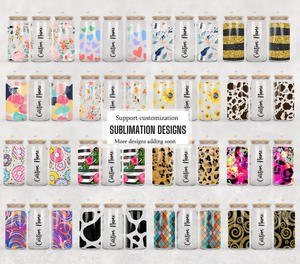 Sublimación Snow Globe Vasos Pre perforado Vidrio de doble pared Nuevo producto 12 oz 16oz 20oz CLASSIC Party Beer Can Vasos 12 Oz - Product Image 4