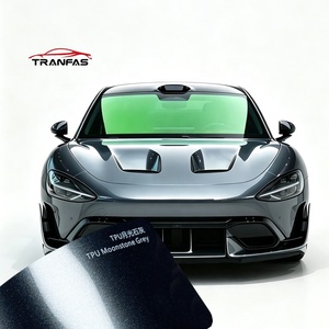 Vinilo Autoadhesivo para Carrocería de Automóvil, Color Gris Piedra Lunar, TPU, Autoregenerable, Antiarañazos, para <span class=keywords><strong>Xiaomi</strong></span> SU7 Ultra - Product Image 2