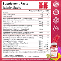 OLLI OEM Factory Supply Private Label Milk Thistle Gummy Anti-Hangover Candy Healthcare Supplement for Adult Liver Health