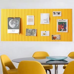 Grandes tuiles murales en feutre rectangulaires, tableaux d'affichage en liège, décoration murale pour la maison et le bureau, panneau de fond pour salon - Product Image 1