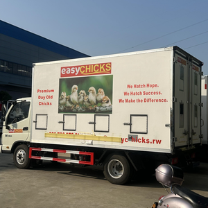 Camión Refrigerado Foton de 5 Toneladas para Transporte de Pollos, Nuevo, en Venta, con Combustible Diésel, para Pollitos de un Día - Product Image 6