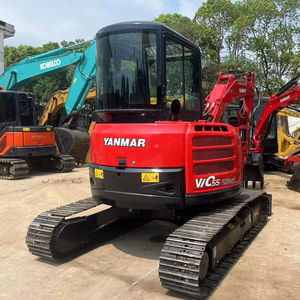 Mini-excavatrice Doosan d'occasion de 5 tonnes avec moteur Yanmar Vic55/Vic80, godet de 3 m³, stock d'occasion, moteur inclus Enerpac Kawasaki - Product Image 1