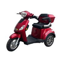 CHANGLI Haute Qualité 3 Roues Pliant Électrique Cyclomoteur Scooter Pédales Ouvertes pour Adultes Mobilité Passager Cargo Tricycle