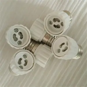 110-250v 2A Porcelain GU10 Light Bulb Socket Downlight Heat Resistant 6 Inch Wire Connector GU10 Lamp Holder