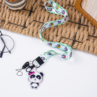 Lanière promotionnelle personnalisée en nylon avec impression de logo, porte-badge imprimé, lanière en nylon imprimée