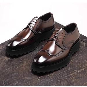 Chaussures Oxford en cuir de vachette pleine fleur personnalisables pour hommes – Idéales pour affaires et mariages - Product Image 4