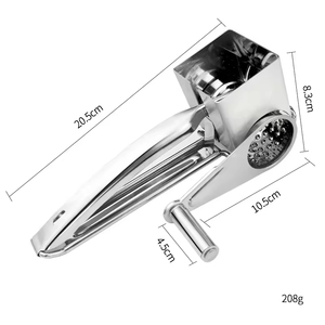 Râpe à fromage manuelle en métal multifonctionnelle en acier inoxydable 430, zézette à agrumes rotative, outil à beurre – Vente en gros - Product Image 2