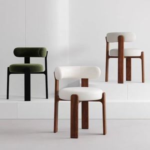<span class=keywords><strong>Sedie</strong></span> da pranzo in legno massiccio, <span class=keywords><strong>moderne</strong></span> e semplici <span class=keywords><strong>sedie</strong></span> per il trucco dello schienale, legno massello colore noce Hotel per il tempo libero - Product Image 6