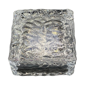 Lampes solaires en forme de brique pour allée, patio, pelouse, jardin, chemin, étanches IP68, en verre, en forme de glaçon, pour aménagement paysager - Product Image 1