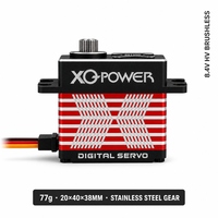 Servomoteur numérique brushless XQ-S8135D 35KG pour voiture RC et drone, étanche, engrenages en acier inoxydable, boîtier en aluminium CNC, haute vitesse 8.4V