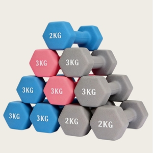 משקולת אוניברסלית מצופה גומי בצורת משושה - Product Image 1