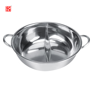 Venta caliente <span class=keywords><strong>de</strong></span> utensilios <span class=keywords><strong>de</strong></span> cocina <span class=keywords><strong>de</strong></span> <span class=keywords><strong>acero</strong></span> <span class=keywords><strong>inoxidable</strong></span> olla caliente con divisor dos sabor olla caliente con 2 Pcs cuchara ranurada y cuchara <span class=keywords><strong>de</strong></span> sopa conjunto - Product Image 5