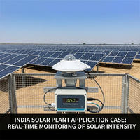 Détecteur de rayonnement thermique CE RoHS RS485, capteur d'irradiation solaire totale pour installations photovoltaïques (PV)
