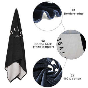Toallas <span class=keywords><strong>de</strong></span> Playa 100% Algodón, Grandes, Extra Grandes, Diseño Personalizado, Impresión Reactiva, Jacquard con Logotipo, Toalla <span class=keywords><strong>de</strong></span> Playa <span class=keywords><strong>de</strong></span> Alta Calidad - Product Image 2