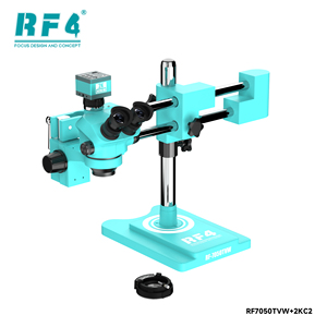 <span class=keywords><strong>Microscopio</strong></span> con Cámara Trinocular Estéreo RF4 7-50X 2K FHD RF7050TVW con Soporte <span class=keywords><strong>de</strong></span> Brazo Doble - Product Image 4