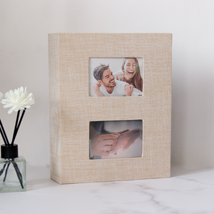 Lerp & 200 Poches 6 pouces <span class=keywords><strong>10x15</strong></span> cm Photos Fotos Tissu Lin Double Fenêtre Design 6x4 <span class=keywords><strong>Album</strong></span> Photo - Product Image 1