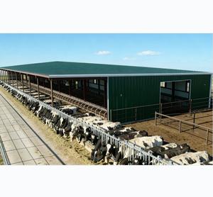 <span class=keywords><strong>Abri</strong></span> pour moutons, vaches et poulets en structure acier préfabriquée soudée, économique et durable, bâtiment agricole entièrement fermé pour l'élevage de chèvres et de bétail - Product Image 3