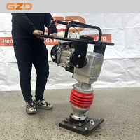 GZD 5.5HP Cric à essence Compacteur de sol Machine à bourrer à essence personnalisable