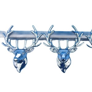 Zinc Alloy Deer Head <b>Cabinet</b> Handles Silver Novelty Shape <b>Rustic</b> Design Durable Furniture Hardware Accessory - Product Image 5