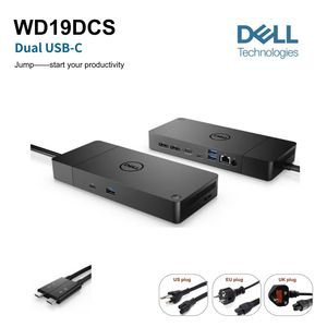 Pièces d'ordinateur, station d'accueil USB <span class=keywords><strong>WD19DCS</strong></span> avec adaptateur pour ordinateur portable, cordon d'alimentation 240W US UK EU pour DELL - Product Image 1