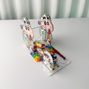 Porte-stylos en acrylique Crayon Shin Chan avec impression de logo personnalisé pour l'organisation du bureau - Product Image 1