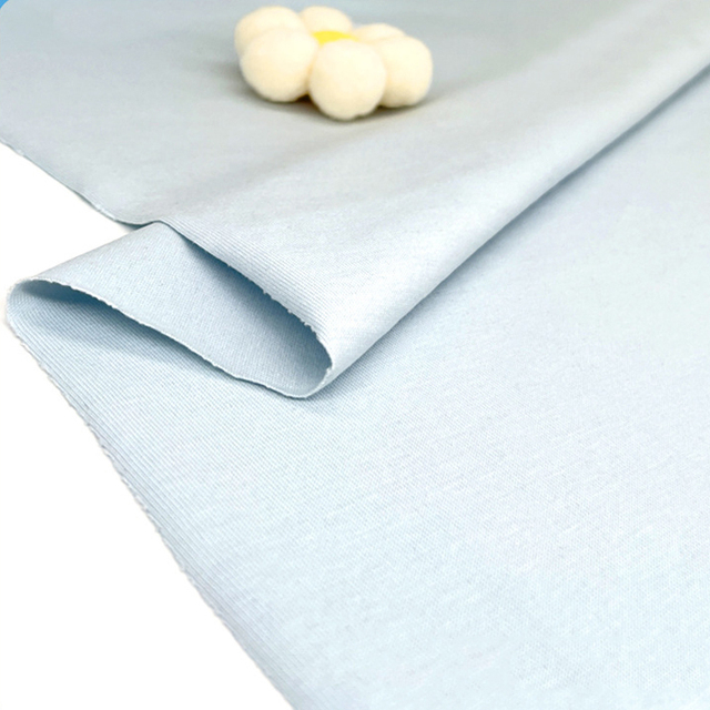 Famous Brand Knitted Single Jersey Stock Lot 100% Cotton 220GSM Jersey Fabric for Clothing