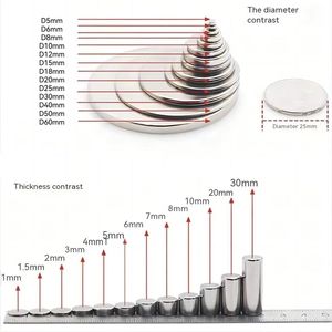 Materiales Magnéticos Personalizados, Mini Imanes Fuertes, Lámina Magnética <span class=keywords><strong>de</strong></span> <span class=keywords><strong>Neodimio</strong></span> Ni, Imán <span class=keywords><strong>de</strong></span> Disco Redondo Permanente N42 N52, Imanes <span class=keywords><strong>de</strong></span> <span class=keywords><strong>Neodimio</strong></span> - Product Image 2