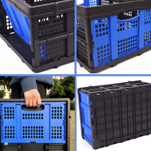 <b>Folding</b> Pallet <b>Box</b> Container Caisses Plastique/plastic Container <b>Box</b> for Fruit <b>Storage</b> - Product Image 5