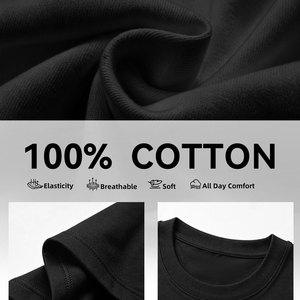 Camiseta de Algodón de Buena Calidad Personalizable para Hombre, Talla Adulto, Ligera, Transpirable, Talla Grande, a Precio de Mayoreo - Product Image 5