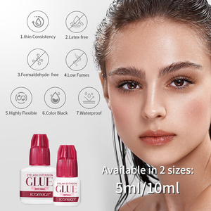 <span class=keywords><strong>Iconsign</strong></span> - Juego de Pestañas Postizas Personalizadas de 5 ml con <span class=keywords><strong>Pegamento</strong></span>, Resistentes al Agua y Súper Fuertes - Product Image 4