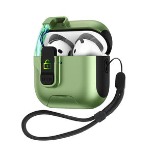 <span class=keywords><strong>Coque</strong></span> d'écouteur 3D monobloc améliorée Clip de verrouillage antidérapant + support de téléphone caché Étui anti-choc résistant à l'huile pour <span class=keywords><strong>Pro</strong></span>/Pro2 - Product Image 5