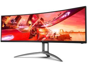 AOC AG493UCX2 49 "(48.8" 보기 가능) 165 Hz VA DQHD 게이밍 모니터 FreeSync 프리미엄 프로 RGB NTSC 내장 스피커 - Product Image 4