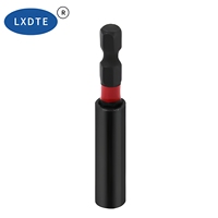 Support magnétique pour embouts hexagonaux LXD 1/4'' 60mm en acier inoxydable S2, finition oxyde noir, personnalisable, outil de bricolage, support OEM