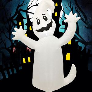 Decoración exterior soplada por aire, luz LED de Halloween, fantasma inflable, decoración de patio de 4 pies - Product Image 2