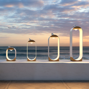 Lanterne solaire en métal de grande taille, étanche IP65, pour l'extérieur - Product Image 2