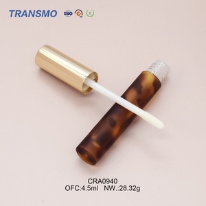 Tubos de Brillo Labial de Vidrio Reciclado, Tubos de Lápiz Labial Líquido Dorado, Tubo de Brillo Labial Personalizado de 4.5ml con Caja - Product Image 4