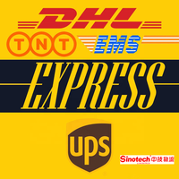 Service mondial d'expédition express porte-à-porte DHL UPS FedEx SF EMS USA Express Courier Transitaire Agent de livraison