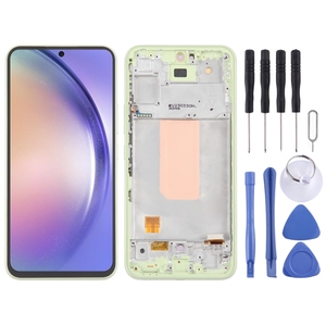 Venta directa de fábrica para <span class=keywords><strong>Samsung</strong></span> <span class=keywords><strong>Galaxy</strong></span> <span class=keywords><strong>A54</strong></span> 5G, digitalizador de pantalla LCD OLED de 6,43 pulgadas, montaje completo con marco - Product Image 1