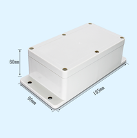 OEM Factory fai da te personalizzazione plastica stampaggio ad iniezione all'aperto ABS IP65 impermeabile in plastica scatola di giunzione elettrica con orecchio