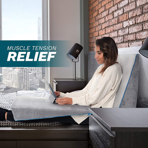 Almohada de <span class=keywords><strong>Cuña</strong></span> de Cama 3 en 1, Espuma Viscoelástica Lavable a Máquina, <span class=keywords><strong>Reflujo</strong></span> Ácido <span class=keywords><strong>para</strong></span> Dormir, Antirronquidos, Ángulo de Inclinación, Afinable - Product Image 5
