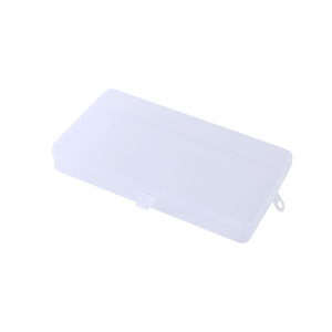 Transparent Plastic Storage Box Rectangle Lidded With Clasp For Mobile Phone Accessories Parts Sample Packaging 17.4x10x2.2cm - Product Image 4