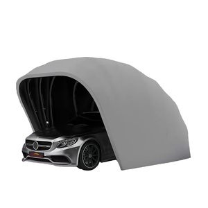 <span class=keywords><strong>Garage</strong></span> individuel moderne préfabriqué, abri en tente, PVC résistant, <span class=keywords><strong>bois</strong></span>, métal, design pliable portable pour une utilisation en intérieur et en extérieur - Product Image 1