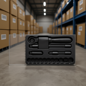 Ensemble d'outils en plastique avec 10 pièces et marquages de taille pour la logistique et l'utilisation en entrepôt - Product Image 3