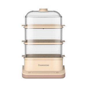 <span class=keywords><strong>Cuiseur</strong></span> <span class=keywords><strong>vapeur</strong></span> électrique multifonctionnel pour la maison, en plastique, grande capacité 18L, pour pain et légumes - Product Image 4
