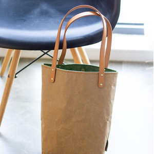 Sac fourre-tout en papier DuPont, style rétro créatif, sac à bandoulière unique, résistant aux déchirures et imperméable, sac de style minimaliste pour femme. - Product Image 3